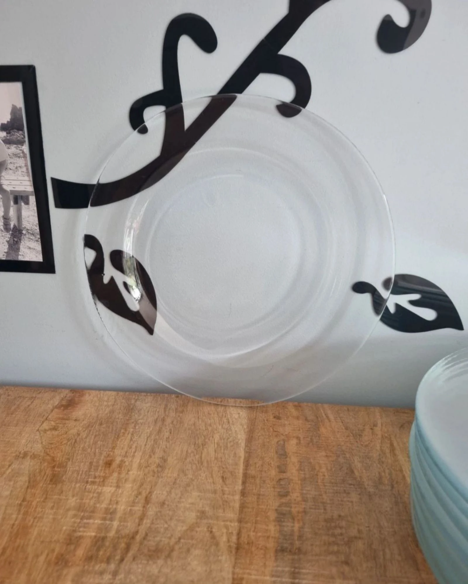 17 Large Glass Plates - Diameter 31 cm – photo 3